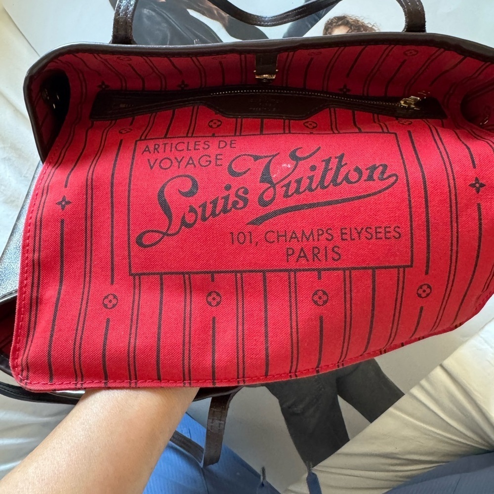 💯💯% AUTHENTIC Louis Vuitton Damier Ebene Neo Neverfull MM - Picture 11 of 17